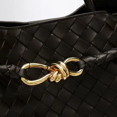 Bottega Veneta Andiamo Large Fondant-coloured Bag In Brown