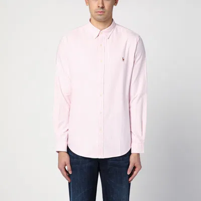 Polo Ralph Lauren Classic Fit Solid Pink Linen Button-down Shirt In Multicolor