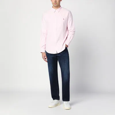 Polo Ralph Lauren Classic Fit Solid Pink Linen Button-down Shirt In Multicolor