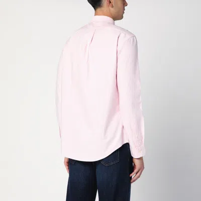 Polo Ralph Lauren Classic Fit Solid Pink Linen Button-down Shirt In Multicolor