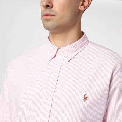 Polo Ralph Lauren Classic Fit Solid Pink Linen Button-down Shirt In Multicolor