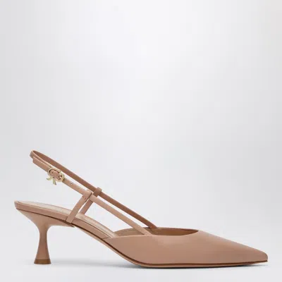 Gianvito Rossi Peach Ascent 55 Slingback Women In Pink