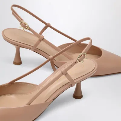 Gianvito Rossi Peach Ascent 55 Slingback Women In Pink