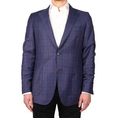 Made In Italy Light Blue Wool Vergine Blazer