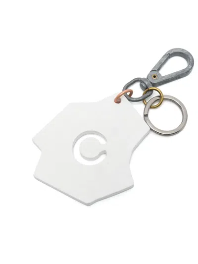 Objects Iv Life Logo Keyring In 白色