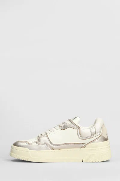 Autry Lace-up Low-cut Casual Shoes In White