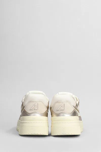 Autry Lace-up Low-cut Casual Shoes In White