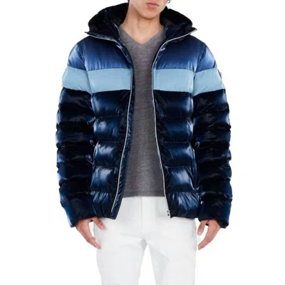 Woodpecker Men's Medium Weight Sparrow Coat In Blue Steel In Multi
