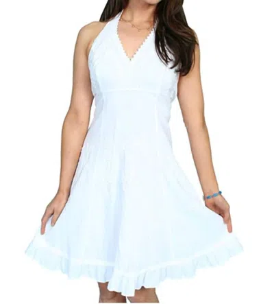 Scully Cantina Dress In White In White