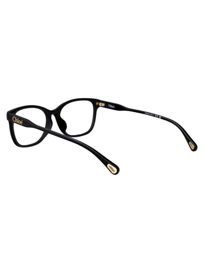 Chloé Ch0276oa Glasses In Black-black-transparent