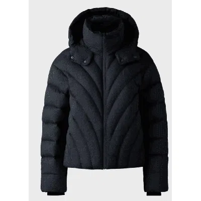 Mackage Hope Water-repellent Softwash Rounded Quilt Puffer Jacket In Black