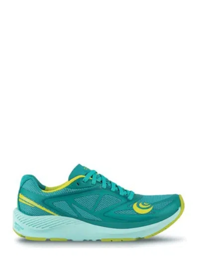 Topo Athletic Women's Zephyr Running Shoe - Medium Width In Teal, Lime In Multi
