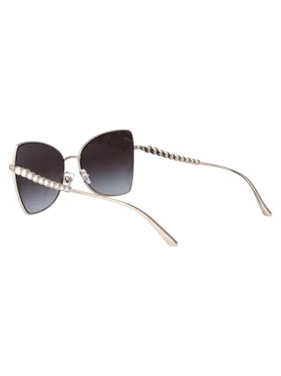 Jimmy Choo 0jc4010b Sunglasses In Silver