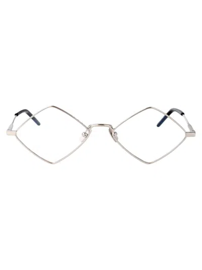Saint Laurent Eyewear Eyewear In Silver-silver-transparent