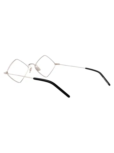 Saint Laurent Eyewear Eyewear In Silver-silver-transparent