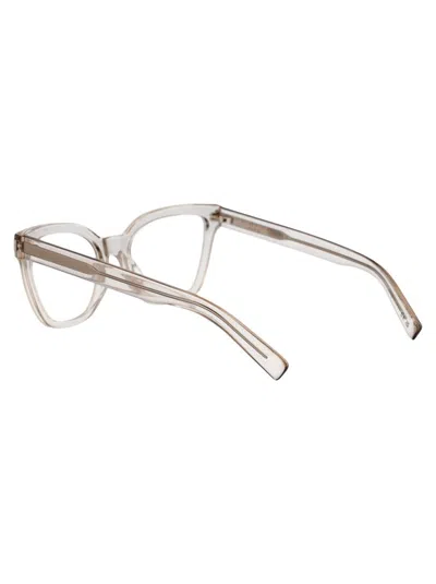Saint Laurent Sl 748 Glasses In Beige-beige-transparent