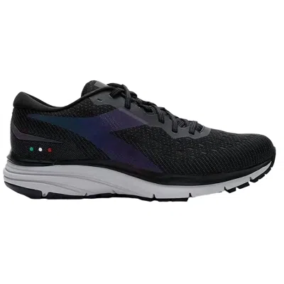 Diadora Men's Mythos Blushield Hip 6 Running Shoes- Medium Width In Black,nine Iron In Multi