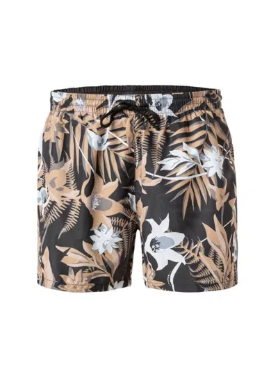 Hugo Boss Men's Piranha Swim Trunks, Camel In Brown
