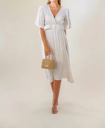 Shop Lusana Rylen Midi Dress In Nadine In Multi