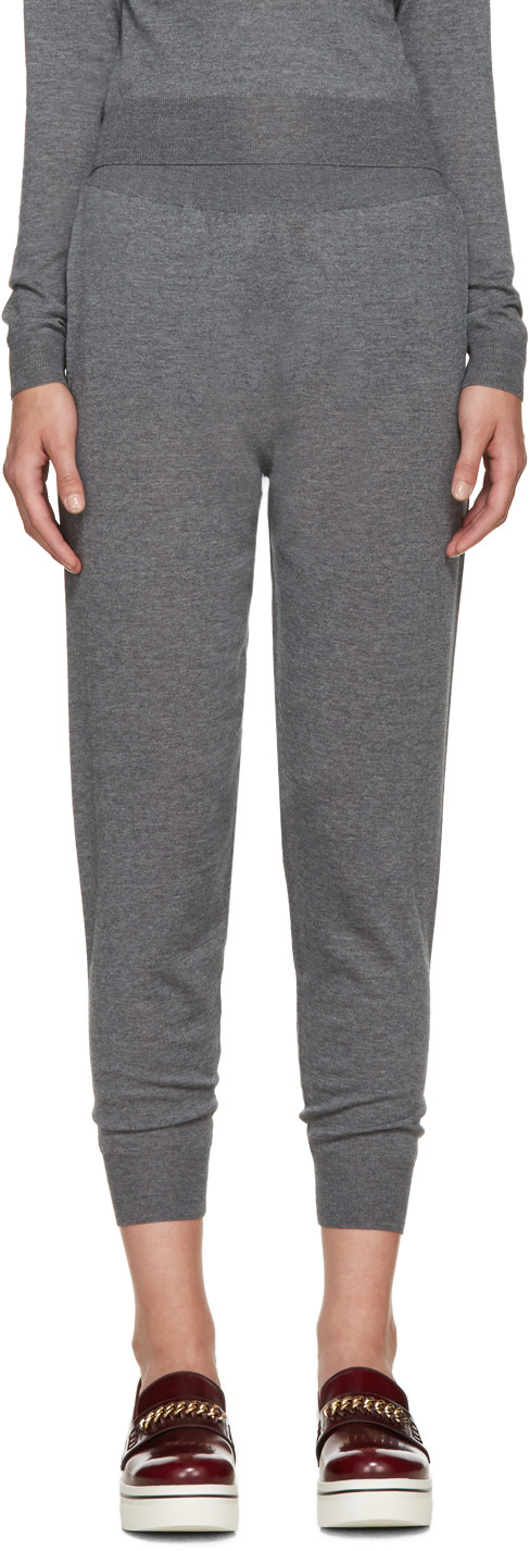 wool jogging pants