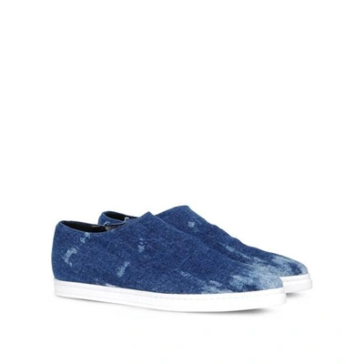 Shop Stella Mccartney Denim Nash Loafers