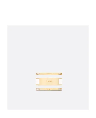 Dior Code Ring Set In Yellow