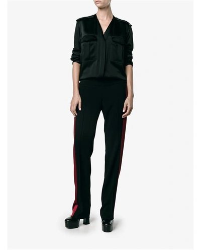 Shop Haider Ackermann Jumpsuit With Contrast Red Stripe