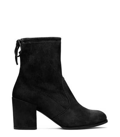 Shop Stuart Weitzman The Shorty Bootie In Black Suede