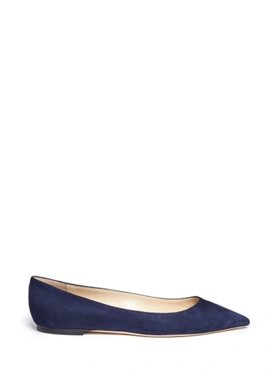 Shop Jimmy Choo 'romy' Suede Flats