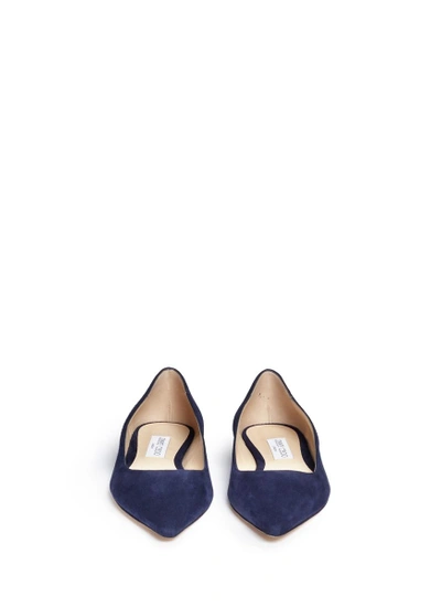 Shop Jimmy Choo 'romy' Suede Flats