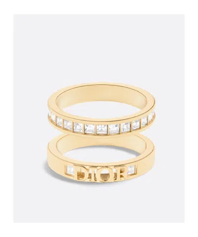 Dior Evolution Ring Set In Yellow