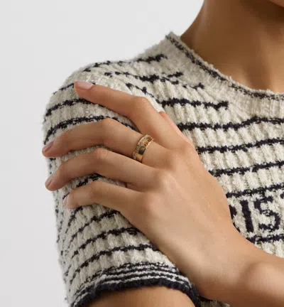 Dior Evolution Ring Set In Yellow