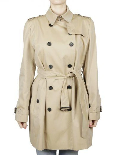 Shop Burberry Buckingham Trench In Sand