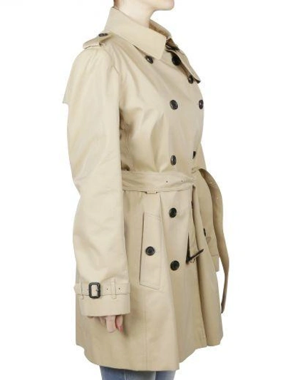 Shop Burberry Buckingham Trench In Sand