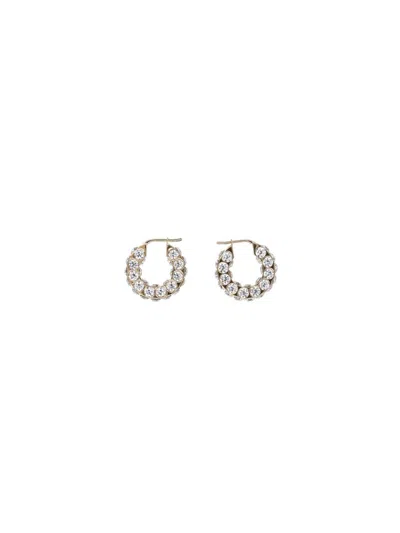 Amina Muaddi 'jahuni' Earrings In Gold