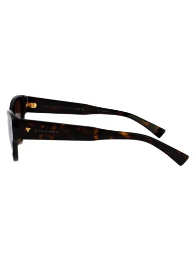 Bottega Veneta Sunglasses In Havana-havana-brown