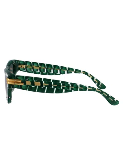 Bottega Veneta Sunglasses In Green-green-green