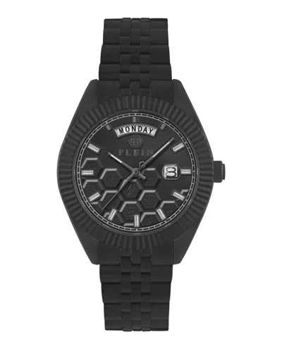 Philipp Plein Date Superlative Crystal Watch In Multi