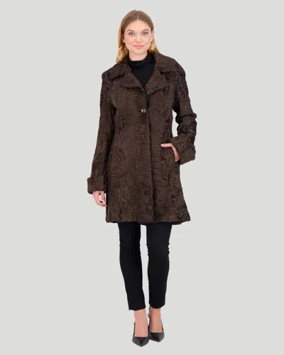 Gorski Lamb Stroller In Brown