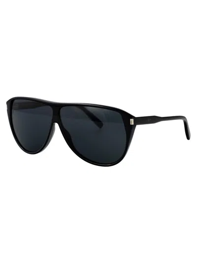 Saint Laurent Sl 731 Gaspar Sunglasses In Black-black-black