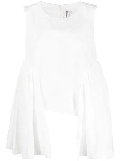 Shop Comme Des Garçons Women's Top In White
