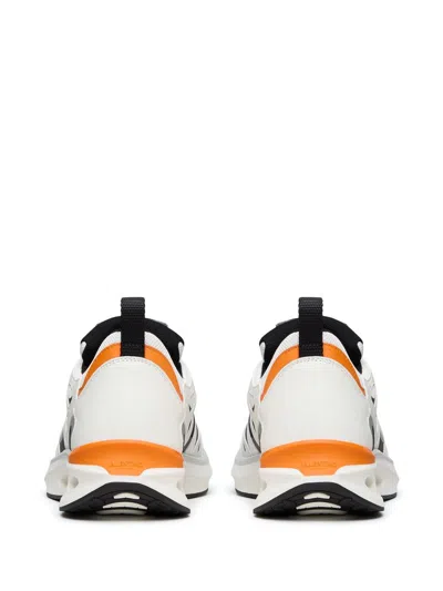 Valentino Vlogo Easyjog Sneakers With Contrast Accents In White