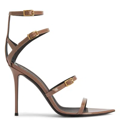 Giuseppe Zanotti Intriigo Abely 105mm Sandals In Grey