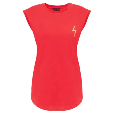 Giuseppe Zanotti Woman Tank Top Red Size Xl Cotton In Red