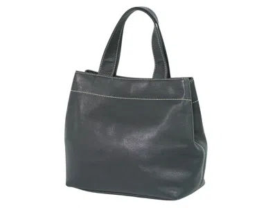 Pre-owned Chanel Cc Black Leather Tote Bag ()