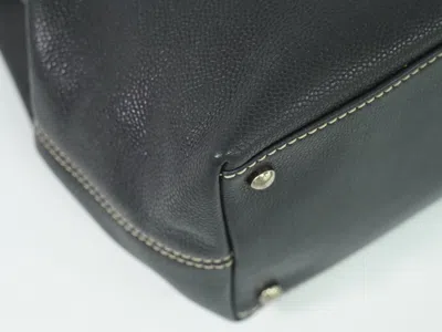 Pre-owned Chanel Cc Black Leather Tote Bag ()