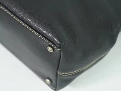 Pre-owned Chanel Cc Black Leather Tote Bag ()