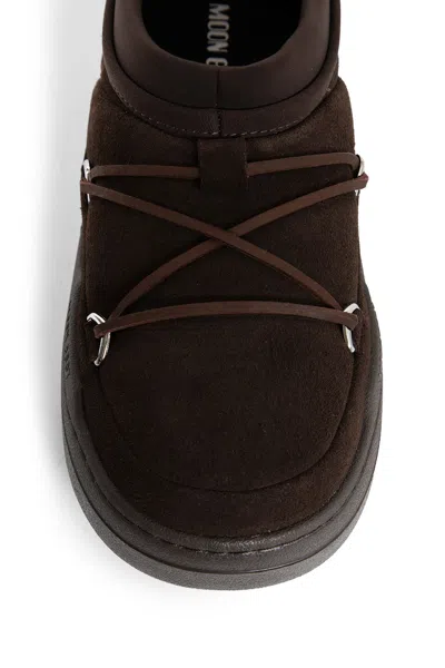 Moon Boot Man Brown Sneakers In Brown