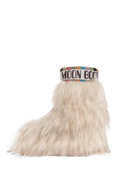 Moon Boot Women Icon Yeti Mid Boots In Neutral