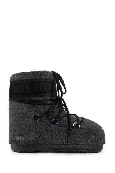 Moon Boot Icon Low Felt Snow Boots An In Black